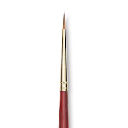 Princeton Synthetic Sable Brush - Round, Long Handle, Size 2