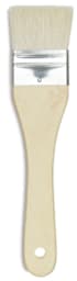 Yasutomo 1 3/4" Flat Hake Brush shown upright