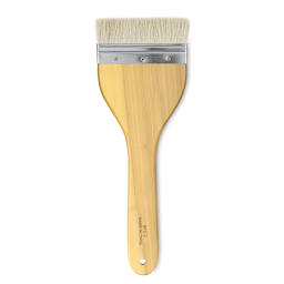 Yasutomo Hake Brush - Flat, Wood Handle, 4-5/8"