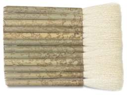 Yasutomo Hake Brush - 3 7/8" Hake Brush shown horizontally