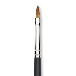 Blick Masterstroke Finest Red Sable Brush - Filbert, Size 3, Long Handle close-up