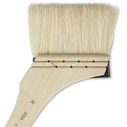 Silver Brush Atelier Angle Hake Brush - Size 30 closeup