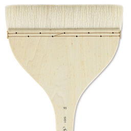 Silver Brush Atelier Flat Hake Brush - Size 90, Long Handle