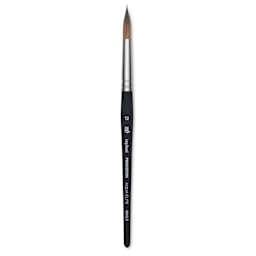 Princeton Aqua Elite Series 4850 Synthetic Brush - Long Round, Size 12, Short Handle