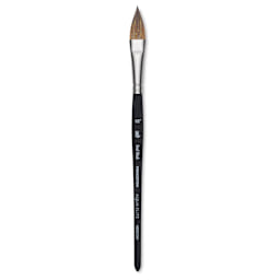 Princeton Aqua Elite Series 4850 Synthetic Brush- Oval Wash, Size 1/2", Short Handle
