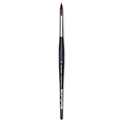Da Vinci Casaneo Synthetic Squirrel Watercolor Brush - Round, Size 10, Short Handle, Synthetic