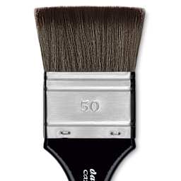 Da Vinci Casaneo Synthetic Squirrel Watercolor Brush - Mottler, Size 50, Short Handle, Synthetic, close up