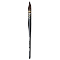 Da Vinci Casaneo Synthetic Squirrel Watercolor Brush - Quill Round Wash, Size 4, Short Handle, Synthetic