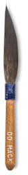 Mack Sword Striping Brush - Size 2/0 Sword Striping Brush shown vertically
