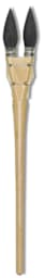 Luco Double Squirrel Round Brushes - 2 pointed round brush shown