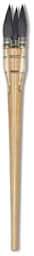 Luco Triple Squirrel Round Brushes - triple pointed round brush shown