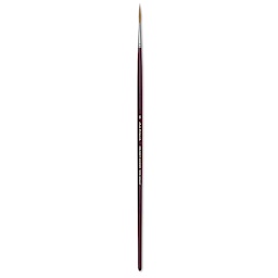 Da Vinci Kolinsky Red Sable Brush - Medium Pointed Liner, Long Handle, Size 6