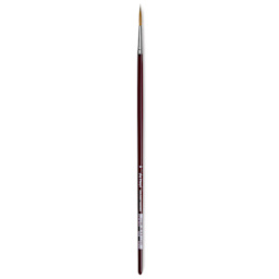 Da Vinci Kolinsky Red Sable Brush - Medium Pointed Liner, Long Handle, Size 10
