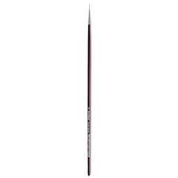 Da Vinci Kolinsky Red Sable Brush - Medium Pointed Liner, Long Handle, 5/0