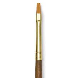 Blick Studio Decorative Brush - Flat, Short Handle, Size 2 close up