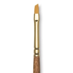 Blick Studio Decorative Brush - Angular, Short Handle, 1/8" close up