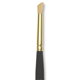 Princeton Mini Brush - Deerfoot Stippler, Mini Handle, 1/4", close-up