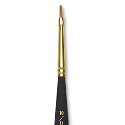 Princeton Mini Brush - Filbert, Mini Handle, Size 10/0, close-up