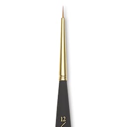 Princeton Mini Brush - Round, Mini Handle, 2/0, close-up