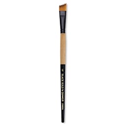 Dynasty Black Gold Brush - Wave Angle, Short Handle, 1/2"