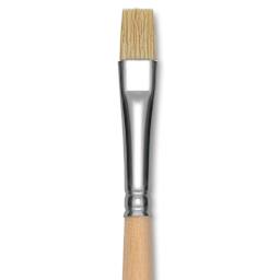 Dynasty Encaustic Brush - Bright, Size 3, close-up