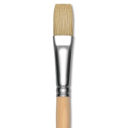 Dynasty Encaustic Brush - Bright, Size 8, close-up
