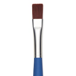 Da Vinci Forte Basic Synthetic Brush - Flat, Short Handle, Size 12, close-up