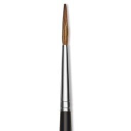 Da Vinci Kolinsky Red Sable Lettering Brushes - Short Handle, Size 8, close-up