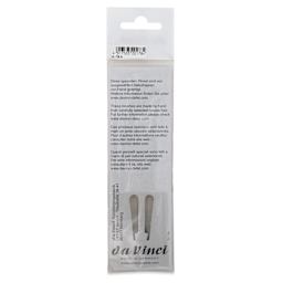 Da Vinci Scroll Striper Ox Hair Brush - Square Edge, Size 8, back of the packaging