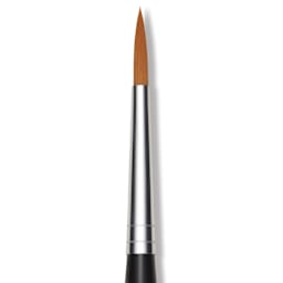 Da Vinci Nova XS Synthetic Brush - Round, Short Handle, Size 4, close-up