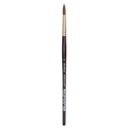 Da Vinci Harbin Kolinsky Brush - Sharp Round, Short Handle, Size 6
