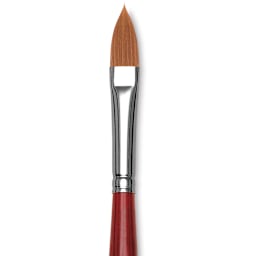 Da Vinci Cosmotop Spin Brush - Oval Wash, Short Handle, Size 12 close up