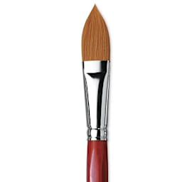 Da Vinci Cosmotop Spin Brush - Oval Wash, Short Handle, Size 24 close up