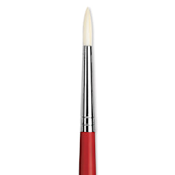 Da Vinci Maestro 2 Hog Bristle Brush - Round, Long Handle, Size 3 close up
