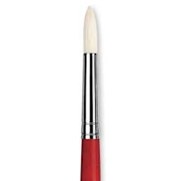 Da Vinci Maestro 2 Hog Bristle Brush - Round, Long Handle, Size 6 close up