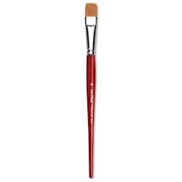 Da Vinci Cosmotop Spin Brush - Flat, Short Handle, Size 14