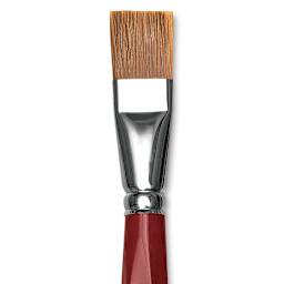 Da Vinci Cosmotop Spin Brush - Flat, Short Handle, Size 20 close up