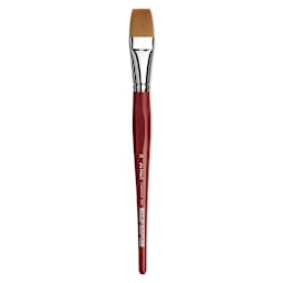 Da Vinci Cosmotop Spin Brush - Flat, Short Handle, Size 24