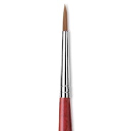 Da Vinci Cosmotop Spin Brush - Round, Short Handle, Size 3 close up
