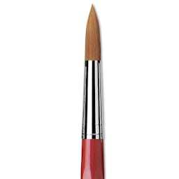 Da Vinci Cosmotop Spin Brush - Round, Short Handle, Size 18 close up