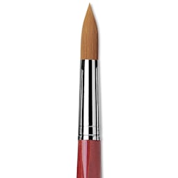 Da Vinci Cosmotop Spin Brush - Round, Short Handle, Size 20 close up