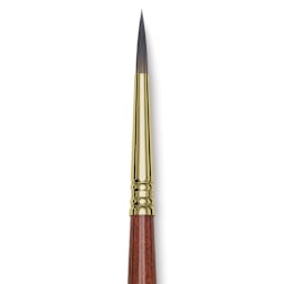 Blick Master Short Handle Synthetic Brush - Round, Size 4, close-up