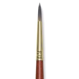 Blick Master Short Handle Synthetic Brush - Round, Size 6, close-up
