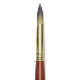 Blick Master Short Handle Synthetic Brush - Round, Size 14, close-up