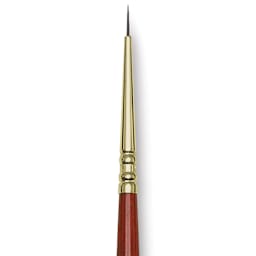 Blick Master Short Handle Synthetic Brush - Round, 3/0, close-up