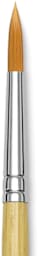 Blick Academic Synthetic Golden Taklon Brushes - Closeup of single brush tip