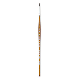 Blick Studio Natural Squirrel Brush - Round, Black Handle, Size 0