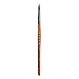 Blick Studio Natural Squirrel Brush - Round, Black Handle, Size 8