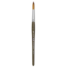 Blick Studio Short Handle Synthetic Brush - Round, Black Handle, Size 10