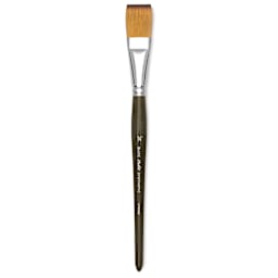 Blick Studio Short Handle Synthetic Brush - One-Stroke Wash, Short Handle, 3/4"